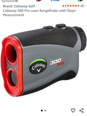 Callaway Gray Rangefinder with Red Accents
